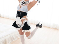 ayakomatsu alone in a room with cosplay maid cospuri 0304