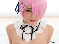 ayakomatsu alone in a room with cosplay maid cospuri 0304