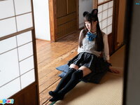ria kurumi cat ear schoolgirl masturbation cospuri 0301