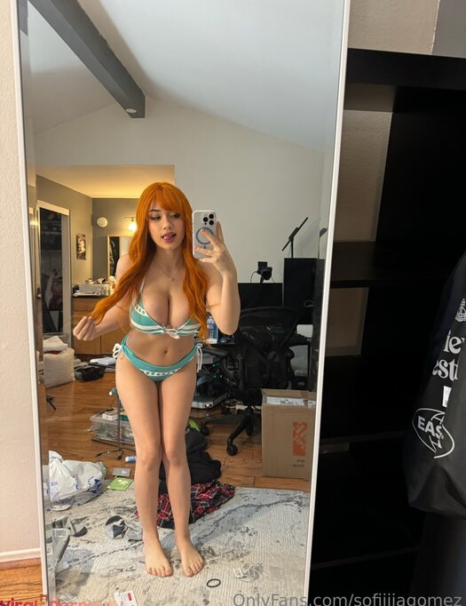 sofiiiagomez one piece nami paid big boobs selfie set onlyfans leaks